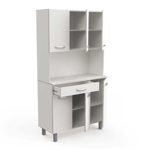 Buffet de cozinha LUCIA com 6 portas e 1 gaveta