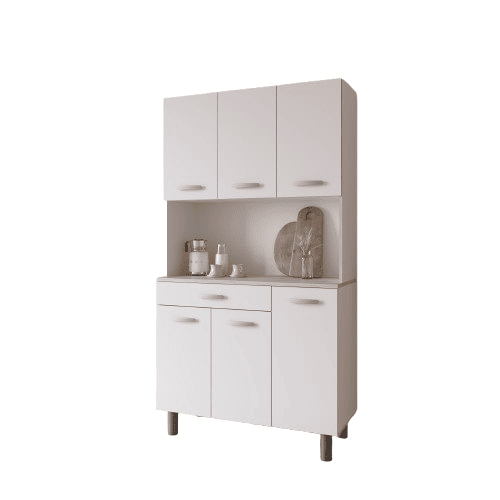 Buffet de cozinha LUCIA com 6 portas e 1 gaveta