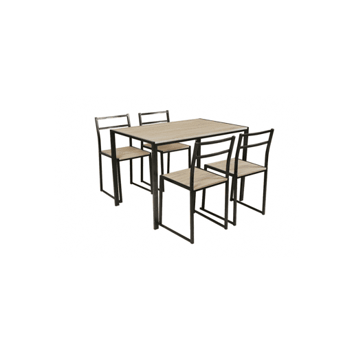 Conjunto de mesa e 4 cadeiras SIDNEY Conjunto de mesa e 4 cadeiras SIDNEY