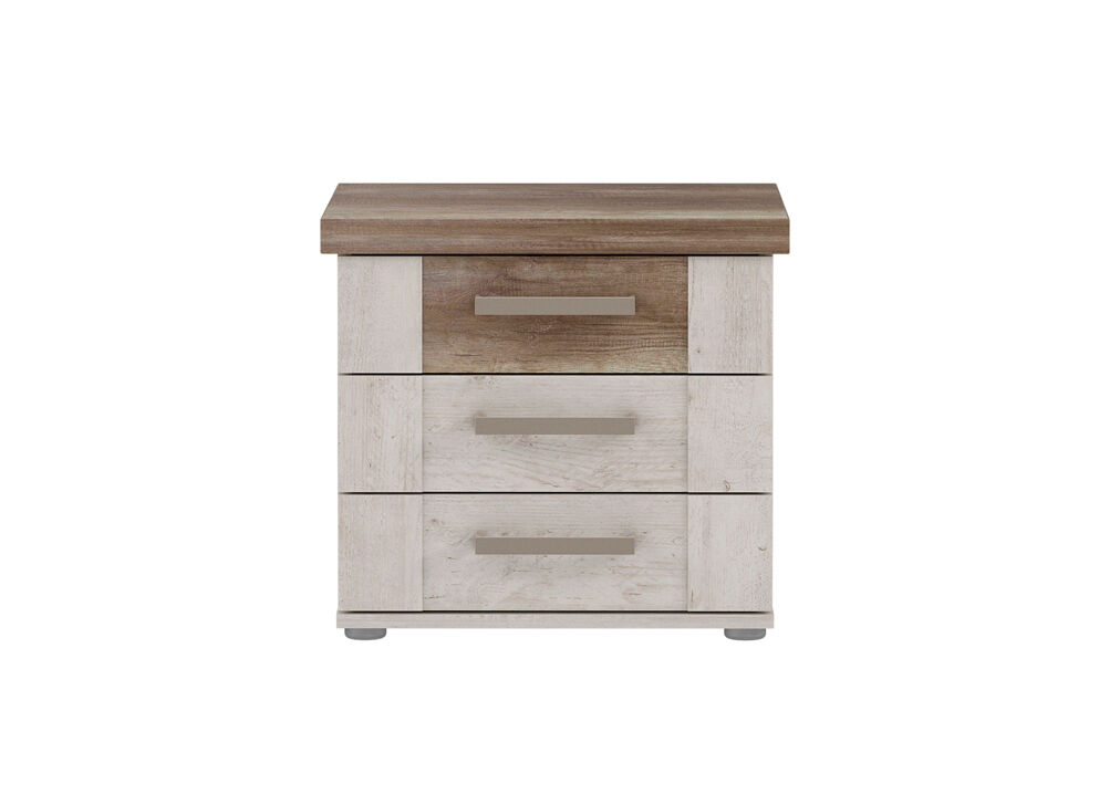 Mesita de noche 3 cajones VERONA