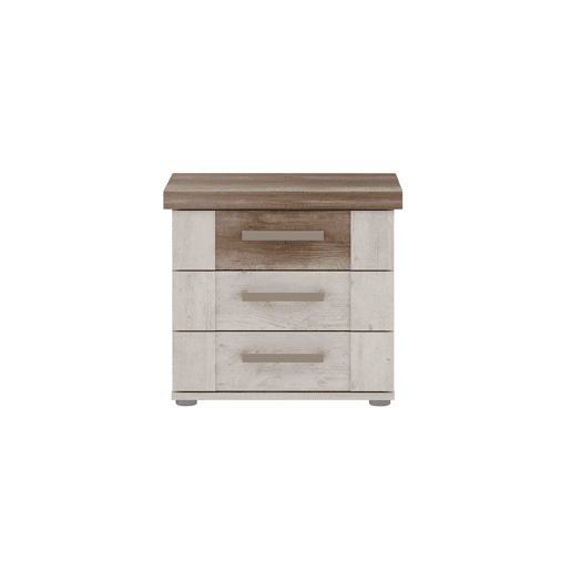 Mesa de cabeceira 3 gavetas VERONA Mesa de cabeceira 3 gavetas VERONA
