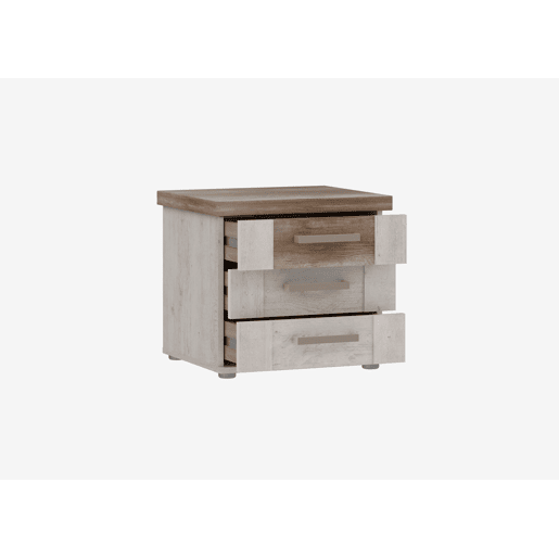 Mesa de cabeceira 3 gavetas VERONA Mesa de cabeceira 3 gavetas VERONA