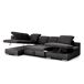 Rinconera con cama ISONA izquierda 5 plazas antracita Rinconera con cama ISONA izquierda 5 plazas antracita Gris Oscuro