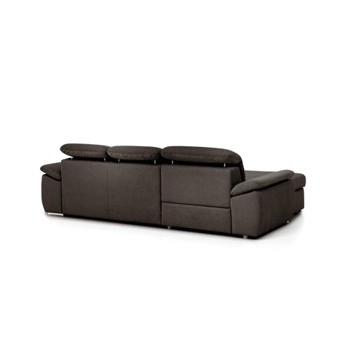 Chaise longue cama 4 lugares esquerdo MORIS cor castanho