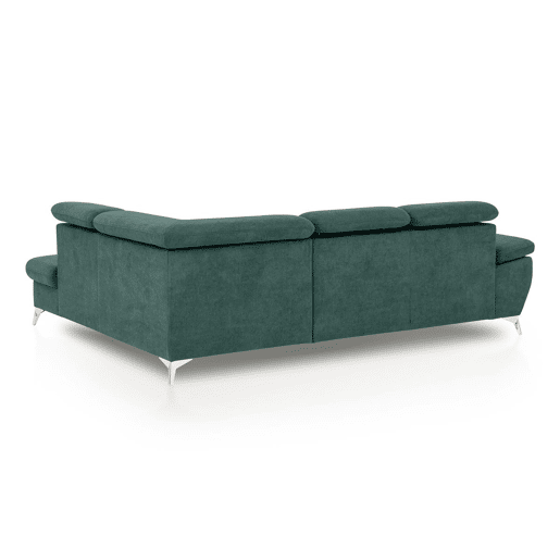 Sofá cama GISELA dereita 3 lugares verde