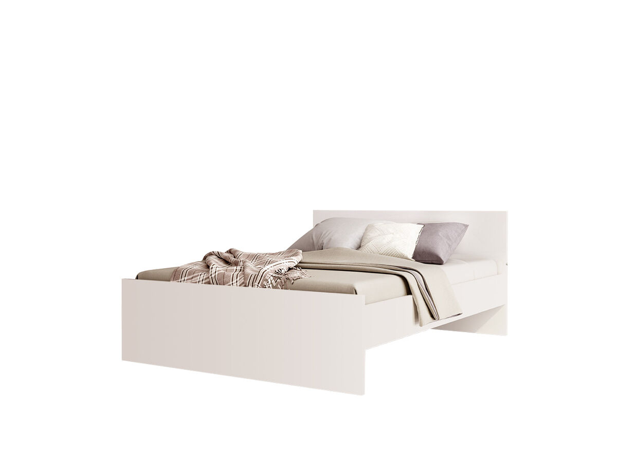 Cama NAIA blanco brillo