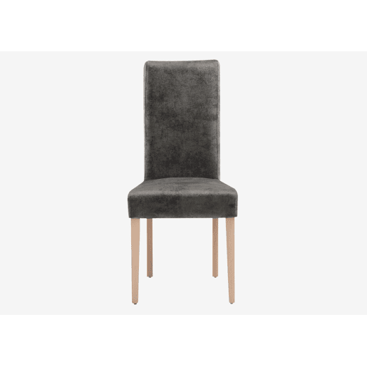 Cadeira de jantar VELVET veludo cinza