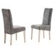 Silla de comedor VELVET terciopelo gris Silla de comedor VELVET terciopelo gris Gris