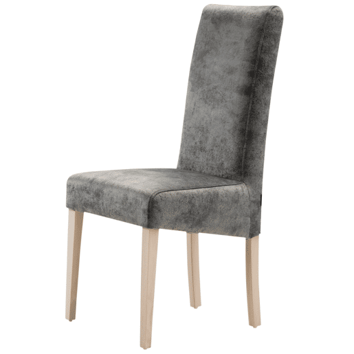 Cadeira de jantar VELVET veludo cinza