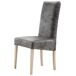 Silla de comedor VELVET terciopelo gris Silla de comedor VELVET terciopelo gris Gris