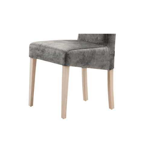 Cadeira de jantar VELVET veludo cinza
