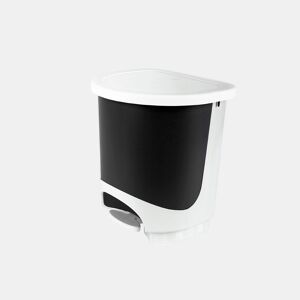 Caixote do lixo com pedal JUYPAL 30 litros branco