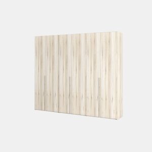 Roupeiro BERGEN portas batentes 240x238cm branco