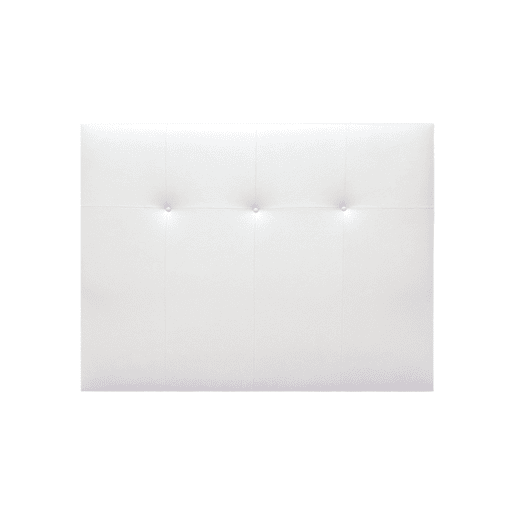 Cabeceira ATHENAS tecido branco brillo 145x120cm Cabeceira ATHENAS tecido branco brillo 145x120cm