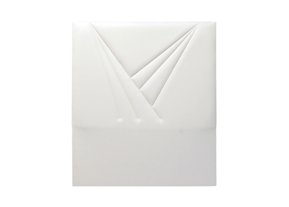 Cabecero zenith tela blanco 105x120cm - conforama