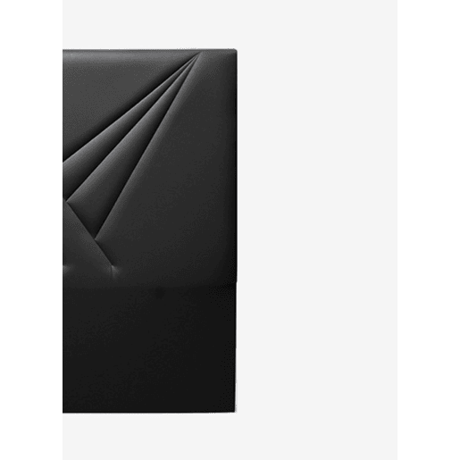 Cabeceira ZENITH preto 105x120cm pele sintética
