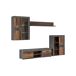 Mueble de salón NELLEKE 4 piezas Mueble de salón NELLEKE 4 piezas Gris