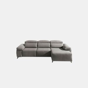 Chaise longue elétrica BALIO dereita 3 lugares vison