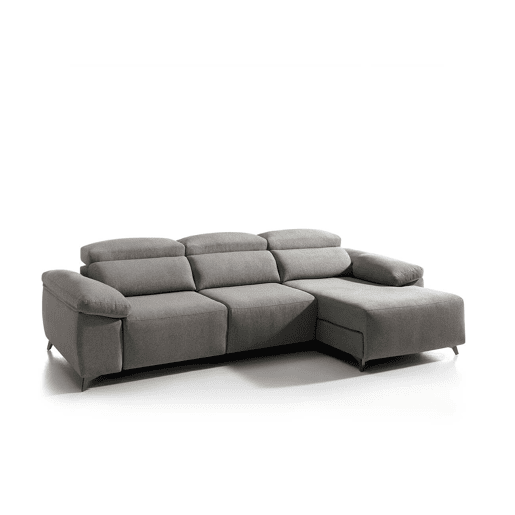 Chaise longue elétrica BALIO dereita 3 lugares vison