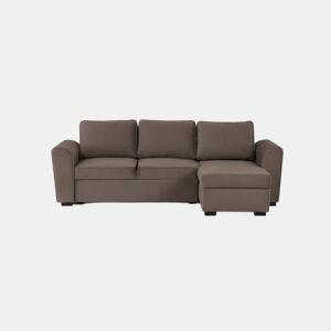 Chaise longue com cama ASTON CLEAN reversível 3 lugares bege