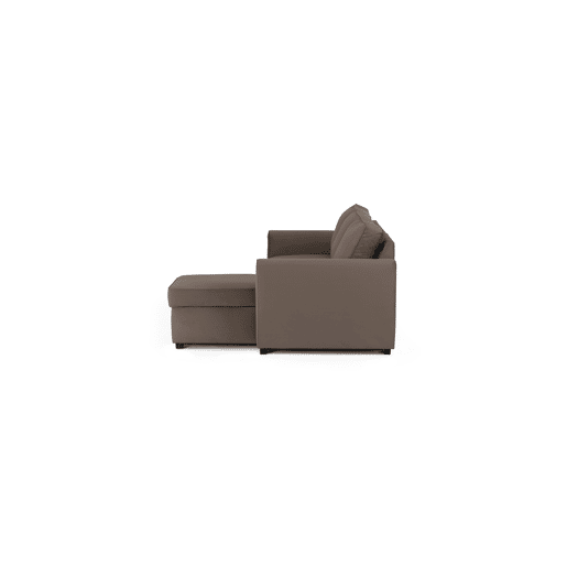 Chaise longue com cama ASTON CLEAN reversível 3 lugares bege