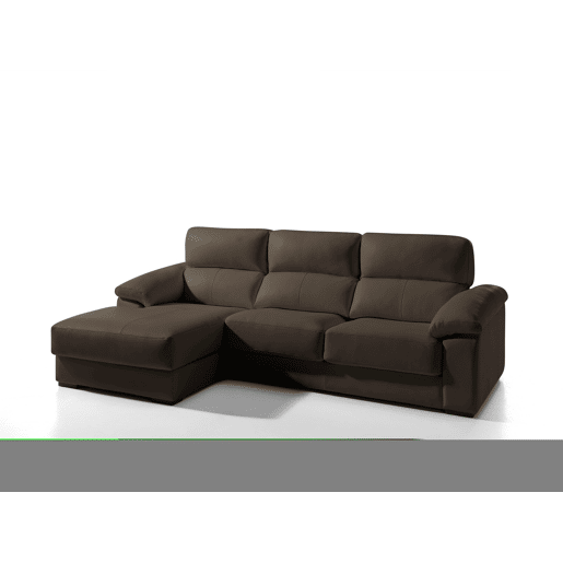 Chaise longue pele WILLY esquerda 4 lugares chocolate Chaise longue pele WILLY esquerda 4 lugares chocolate