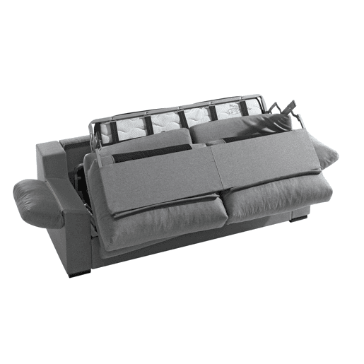 Sofá cama NELLY 3 lugares cinza claro