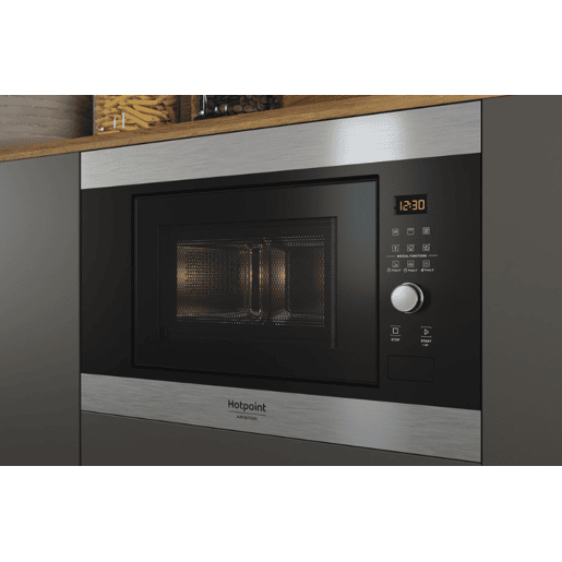 Micro-ondas encastre HOTPOINT MF20G IX HA 20 litros com grill Micro-ondas encastre HOTPOINT MF20G IX HA 20 litros com grill