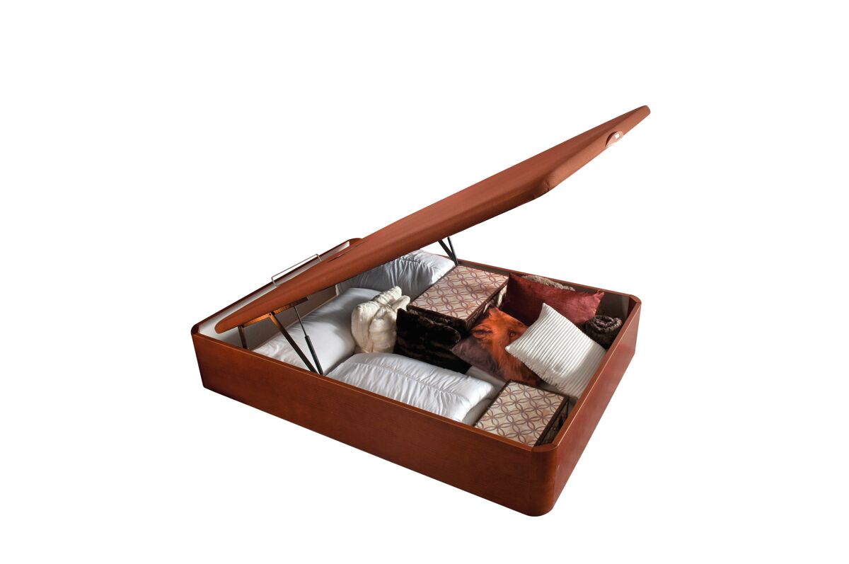 Canapé pikolín king box 3d iv 100x200cm cerezo