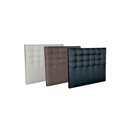 Cabeceira 90X125cm tecido rustic cinza escuro ELITE MOLAFLEX