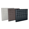 Cabeceira 90X125cm tecido rustic bege ELITE MOLAFLEX