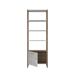 Estantería VERONA con 4 huecos y una puerta blanca y madera Estantería VERONA con 4 huecos y una puerta blanca y madera Blanco/ Madera