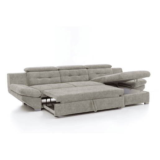 Chaise longue cama ETERNITY dereita 5 lugares vison