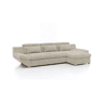 Chaise longue conversível em cama ETERNITY dereita 5 lugares bege