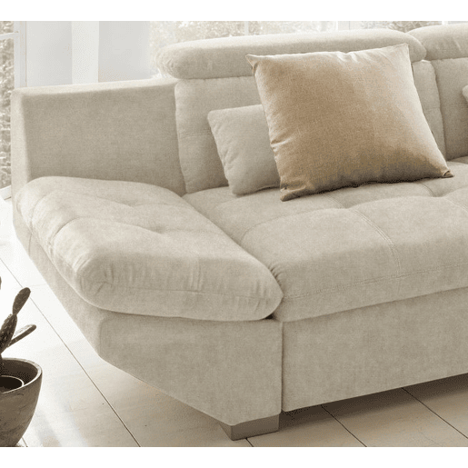 Chaise longue conversível em cama ETERNITY dereita 5 lugares bege