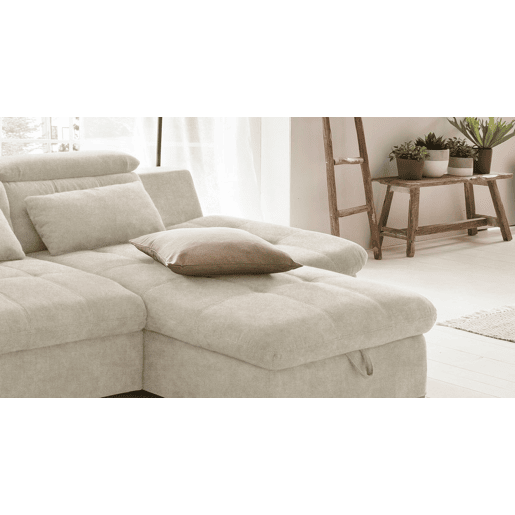 Chaise longue conversível em cama ETERNITY dereita 5 lugares bege