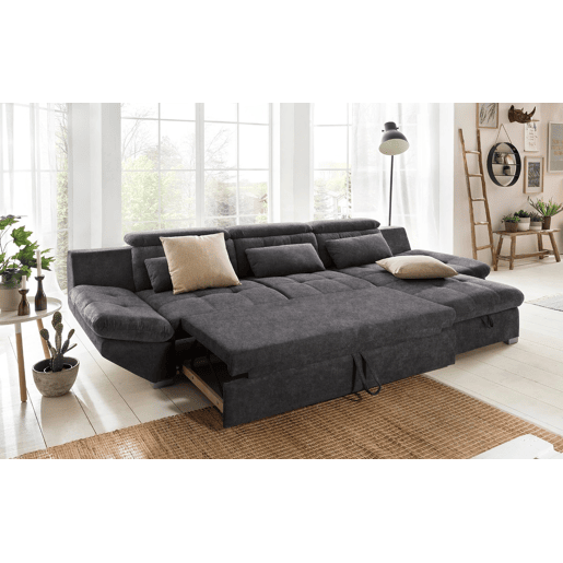 Chaise longue cama ETERNITY dereita 5 lugares antracite