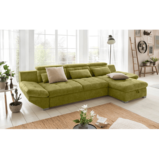 Chaise longue cama ETERNITY dereita 5 lugares verde