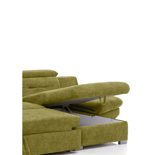 Chaise longue cama ETERNITY dereita 5 lugares verde