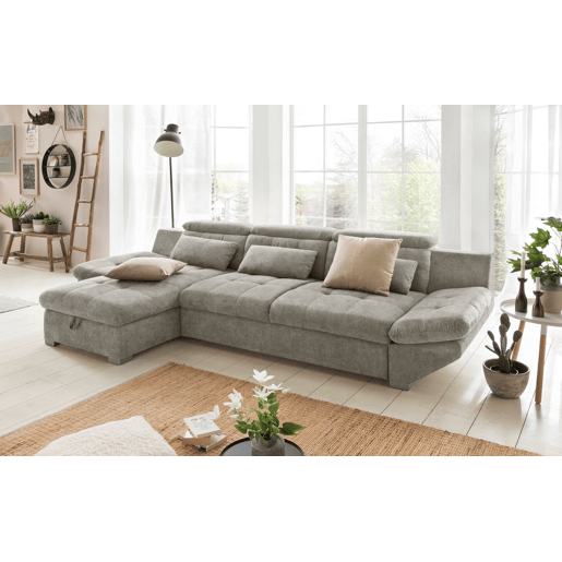 Chaise longue cama ETERNITY esquerda 5 lugares vison Chaise longue cama ETERNITY esquerda 5 lugares vison