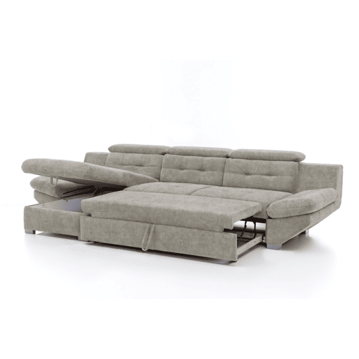 Chaise longue cama ETERNITY esquerda 5 lugares vison Chaise longue cama ETERNITY esquerda 5 lugares vison