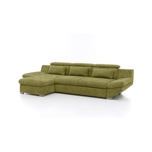 Chaise longue cama ETERNITY esquerda 5 lugares verde