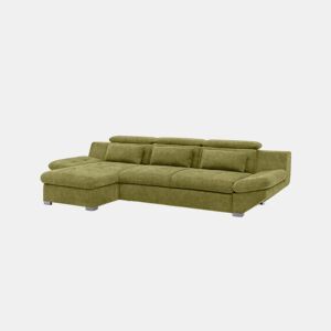 Chaise longue cama ETERNITY esquerda 5 lugares verde