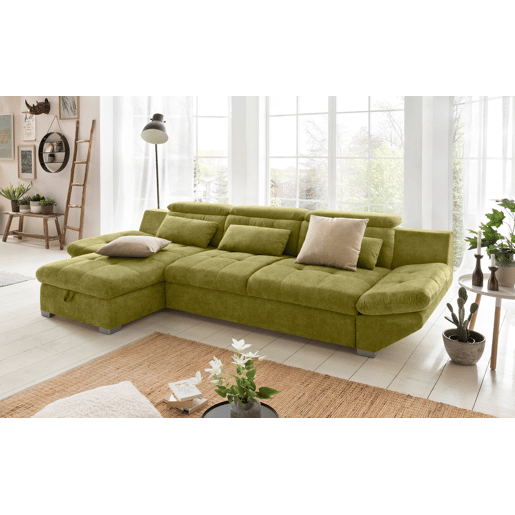 Chaise longue cama ETERNITY esquerda 5 lugares verde