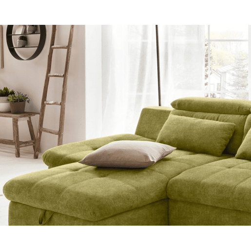 Chaise longue cama ETERNITY esquerda 5 lugares verde