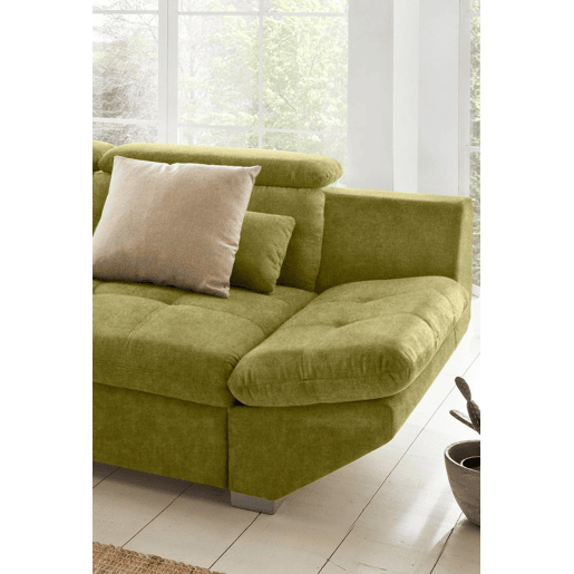 Chaise longue cama ETERNITY esquerda 5 lugares verde