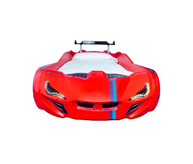 Cama coche le mans 90x190cm con luces led - conforama