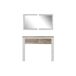 Mueble recibidor con espejo VERONA Mueble recibidor con espejo VERONA Blanco/ Madera