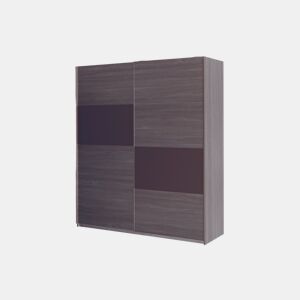 Roupeiro SKIVE portas deslizantes 170x209cm carvalho