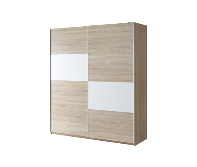 Armario skive puertas correderas 170x209cm roble - conforama